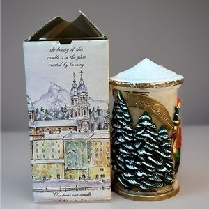 Emperor Art Creations Christmas Candle Peggy Francis Vintage 1986 Little Caroler